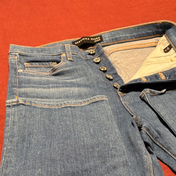 Veronica Beard High Rise Blue Jeans - Picture 5 of 9